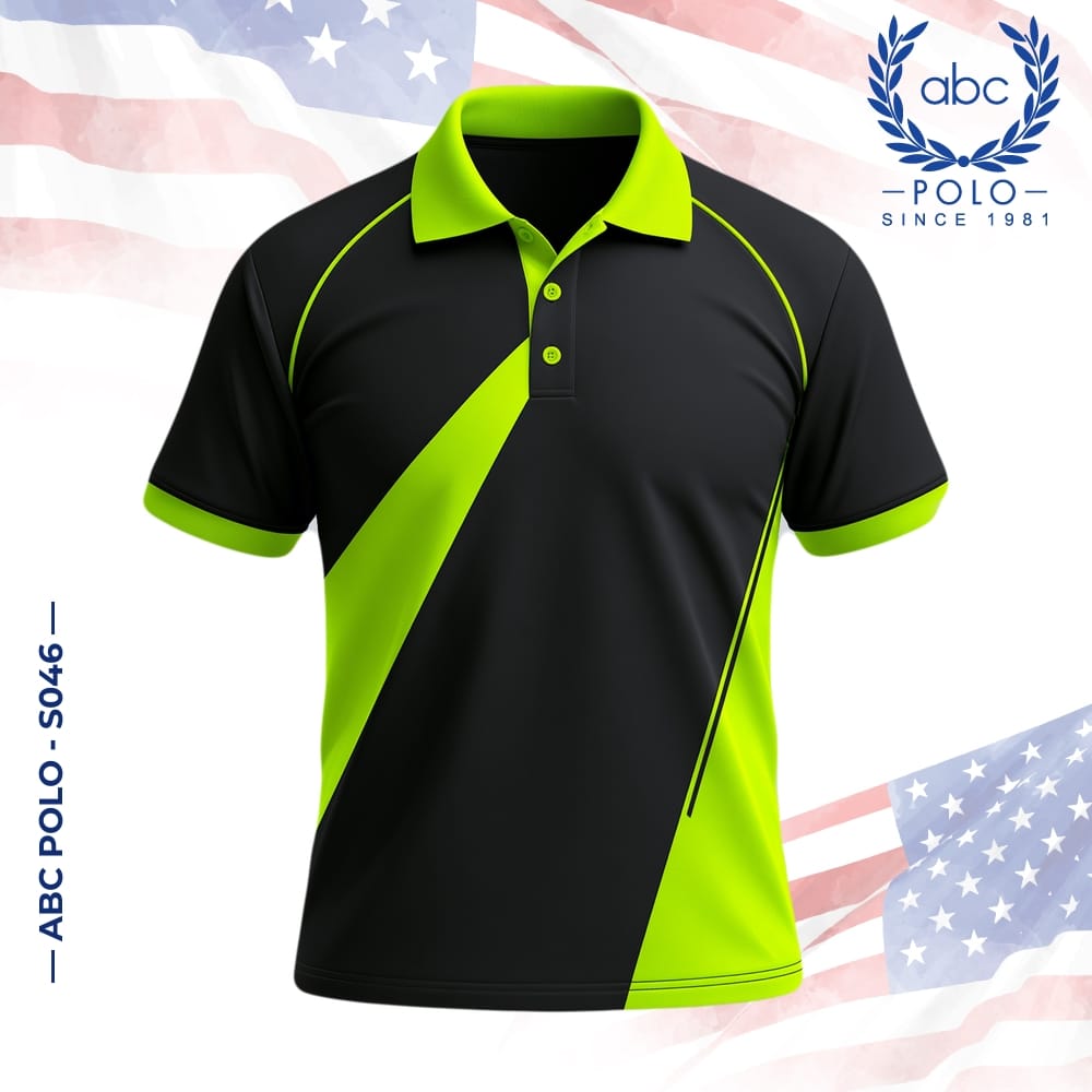 เสื้อโปโลพนักงาน สีดำ S046