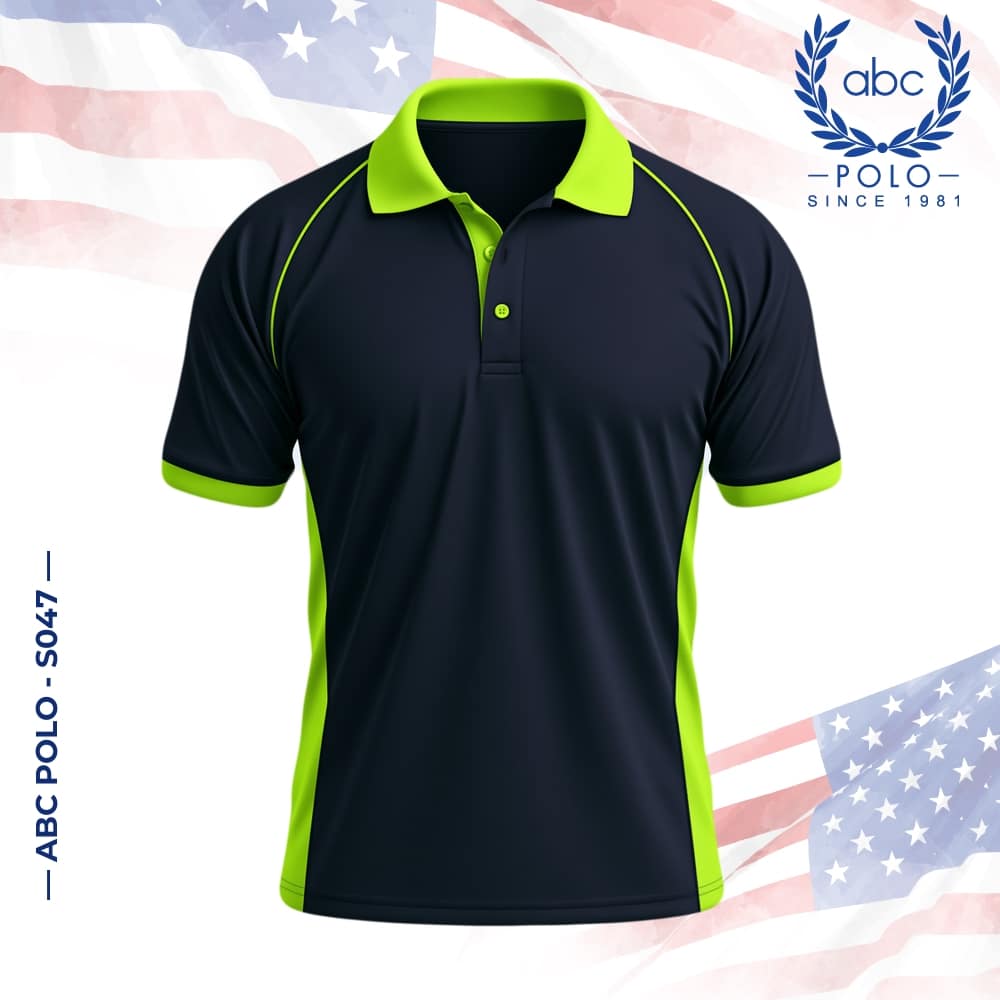 เสื้อโปโลพนักงาน สีกรมท่า S047
